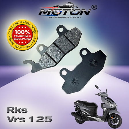 Rks Vrs 125  %100 Uyumlu, Yüksek Kaliteli Ön Disk Fren Balatası