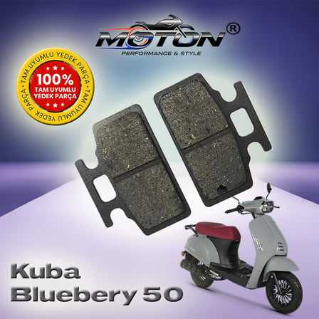 Kuba Bluebery 50 Tam Uyumlu, Yüksek Kaliteli Ön Disk Fren Balatası