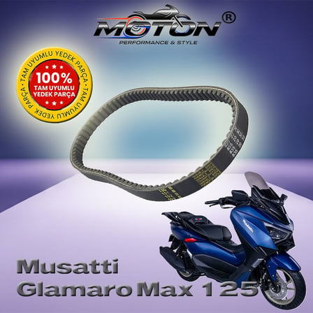 Musatti Glamaro Max 125 Varyatör Kayışı - Dayanıklı Güçlendirilmiş Yapılı Tayland Üretimi