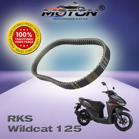 RKS Wildcat 125 Varyatör Kayışı - Dayanıklı Güçlendirilmiş Yapılı Tayland Üretimi