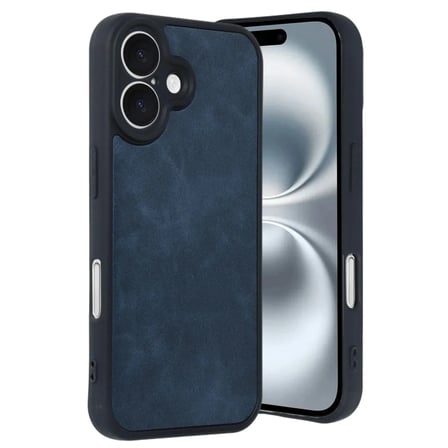 Apple İphone 16 Kılıf Aras Deri Kapak - Lacivert