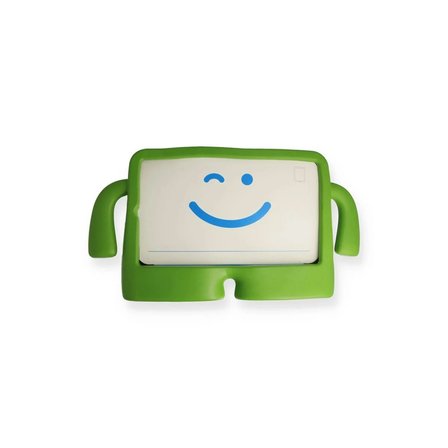 Apple İpad 4 9.7 Kılıf Karakter Tablet Silikon - Yeşil