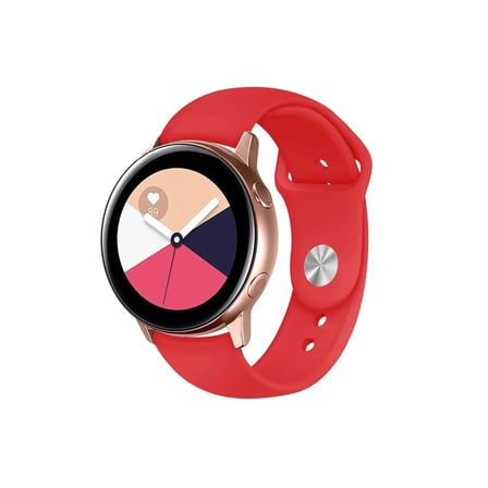 Watch 22mm Klasik Kordon (saat Değildir) - Kırmızı