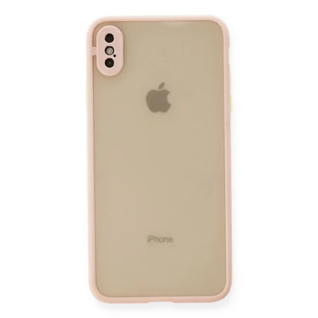 Apple İphone X Kılıf Montreal Silikon Kapak - Pembe