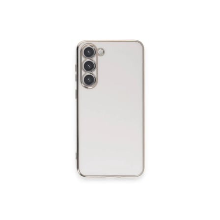 Samsung Galaxy S23 Plus Kılıf Volet Silikon - Beyaz
