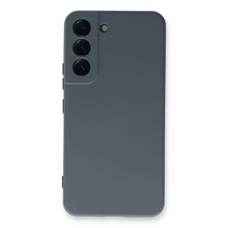 Samsung Galaxy S22 Plus Kılıf Nano İçi Kadife Silikon - Gri