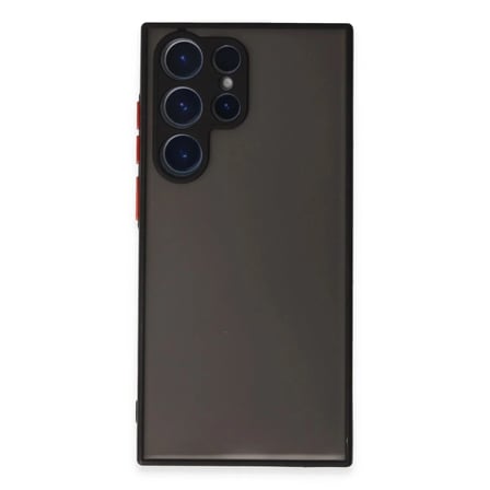 Samsung Galaxy S23 Ultra Kılıf Montreal Silikon Kapak - Siyah