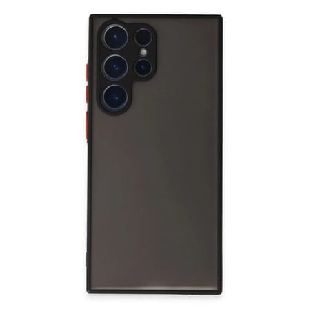 Samsung Galaxy S23 Ultra Kılıf Montreal Silikon Kapak - Siyah