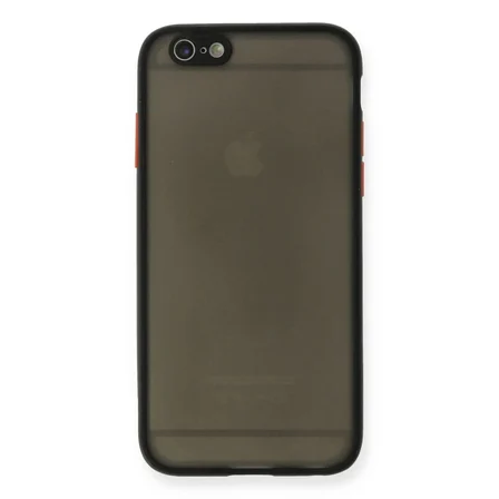 Apple İphone 6 Kılıf Montreal Silikon Kapak - Siyah