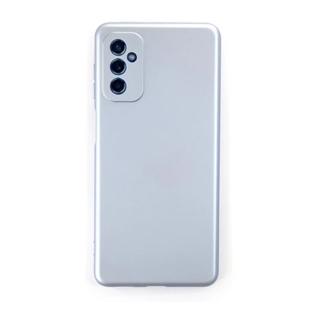 Samsung Galaxy M52 5g Kılıf Nano İçi Kadife Silikon - Sky Blue