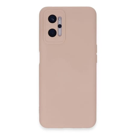 Realme 9i 4g Kılıf Nano İçi Kadife Silikon - Pudra