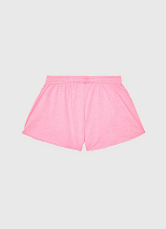 Benetton Pembe Kız Çocuk Diz Üstü Düz Şort 37YKC901O