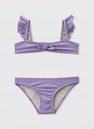 Benetton Lila Kız Çocuk Bikini Takım 3H6G0K01D