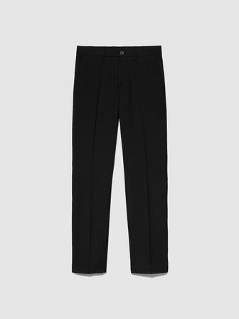 Poliviskoz Slim Fit Formal Pantolon Erkek Siyah Pantolon - 323A4KI356Y89