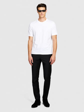 Poliviskoz Slim Fit Formal Pantolon Erkek Siyah Pantolon - 323A4KI356Y89