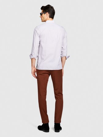 Slim Fit Esnek Chino Pantolon Erkek Kahverengi Pantolon - 323A4AIHSF021