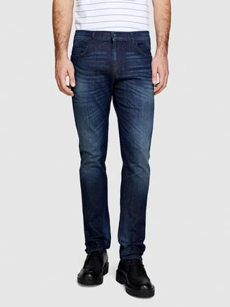 Pamuk Karışımlı Yıkama Efektli Skinny Fit Denim Pantolon Erkek Haki Mix Pantolon - 324P4Y7V576L9