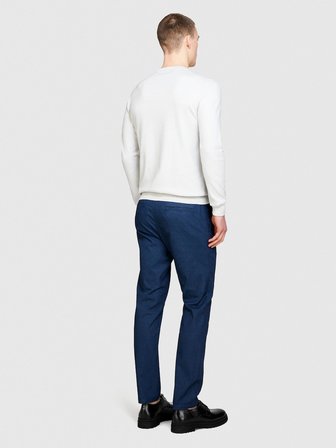 Streç Pamuklu Kemer Delikli Slim Fit Denim Chino Pantolon Erkek Renkli Pantolon - 324P4HJTSF03N