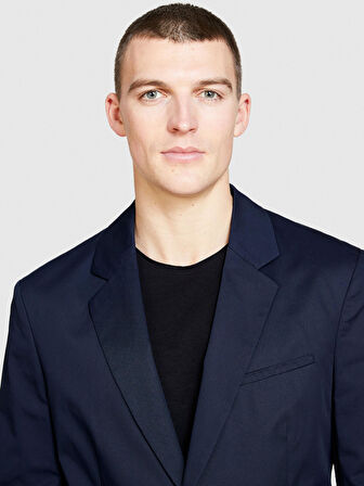 İki Düğmeli Slim Fit Ceket Erkek Lacivert Ceket - 324P2FBHSW01J