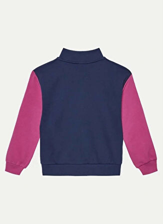 Benetton Baskılı Kadın Lacivert Sweatshırt 3J68C503Y 903