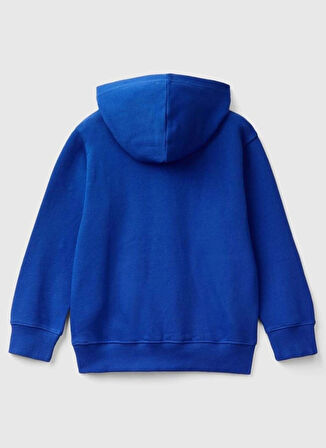 Benetton Baskılı Erkek Saks Sweatshırt 3J68C203N 19R