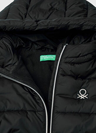 Benetton Siyah Kız Çocuk Mont 2LETCN04Y 100