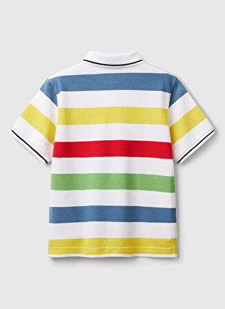 Benetton Baskılı Çok Renkli Erkek Çocuk T-Shirt 39QAC301T