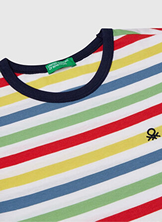 Benetton Baskılı Çok Renkli Erkek Çocuk T-Shirt 3FHXC10MW