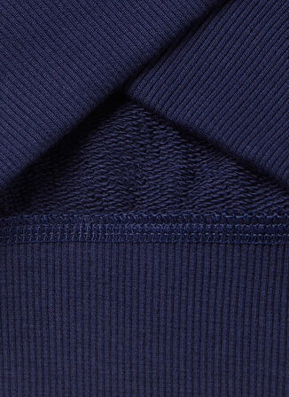 Benetton Baskılı Erkek Çocuk Koyu Mavi Sweatshırt 3J68C501B