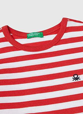 Kırmızı Erkek Çocuk Bisiklet Yaka Regular Fit Baskılı T-Shirt 3FHXC10MW