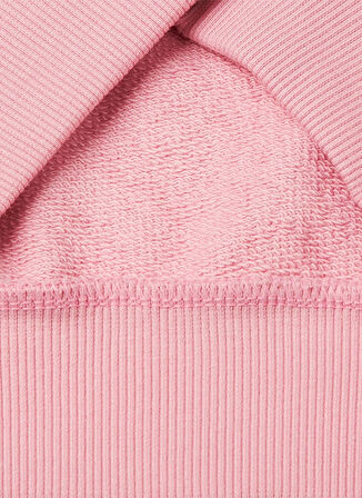Benetton Baskılı Kız Çocuk Pembe Sweatshırt 3J68C504N