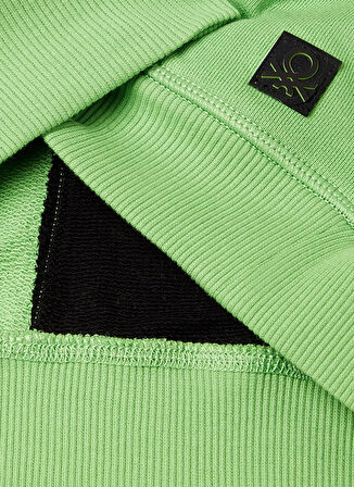 Benetton Baskılı Erkek Çocuk Fıstık Sweatshırt 3J68C204I