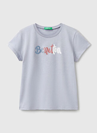 Lila Kız Çocuk Bisiklet Yaka Regular Fit Baskılı T-Shirt 3I1XC10MZ