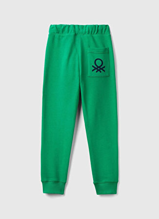 Benetton Lastikli Paça Yeşil Erkek Çocuk Eşofman Altı 3J68CF058