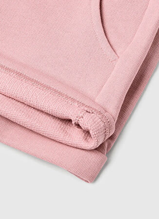 Benetton Normal Bel Regular Fit Pembe Kız Çocuk Şort 3J68C901C
