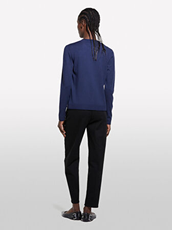 Pamuk Karışımlı Normal Bel Denim Chino Pantolon Kadın Siyah Denim Pantolon - 325P4TAYLF06G