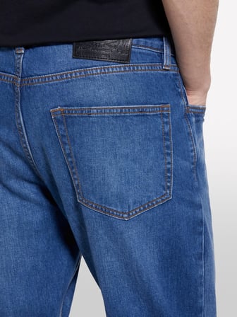 Pamuk Karışımlı Regular Fit Denim Pantolon Erkek Buz mavisi Denim Pantolon - 325P4MCPSE02I