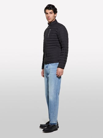 Fermuar ve Logo Detaylı Slim Fit Mont Erkek Bej Mont - 325P21V1SN03R