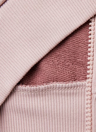 Benetton Simli Kız Çocuk Gül Kurusu Sweatshırt 3J68C505X