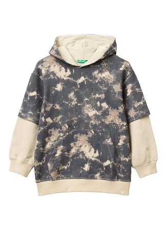 United Colors of Benetton Çok Renkli Erkek Çocuk Desenli Sweatshirt 3IMAC205S