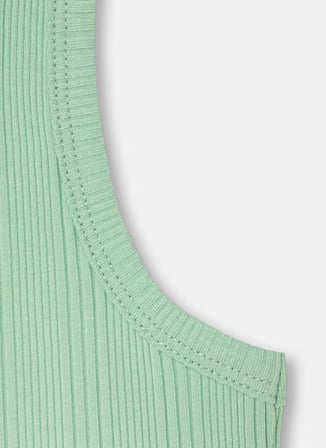 United Colors of Benetton Yeşil Kız Çocuk T-Shirt 3S2UCH025