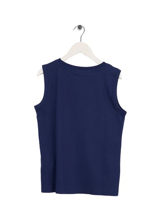 United Colors of Benetton Lacivert Erkek Çocuk Baskılı T-Shirt 3I1XCH023