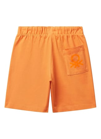 United Colors of Benetton Turuncu Erkek Çocuk Regular Fit Baskılı Şort 3BL0C903L