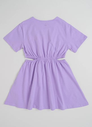 United Colors of Benetton Mor Kız Çocuk Elbise 35RYCV01A