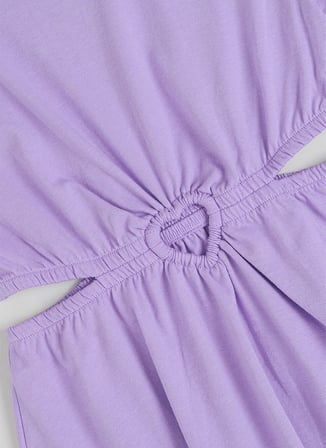 United Colors of Benetton Mor Kız Çocuk Elbise 35RYCV01A