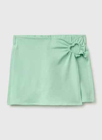 United Colors of Benetton Yeşil Kız Çocuk Şort Etek 35RYC903W