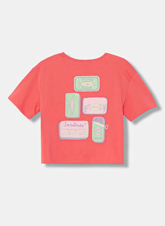 United Colors of Benetton Turuncu Kız Çocuk Baskılı T-Shirt 35RYC10TM