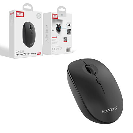 Earldom KM7 Sessiz Kablosuz Mouse 2.4Ghz 1600 Dpi