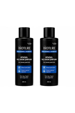 Bioture Bitkisel Saç Bakım Şampuanı 200 ML x2