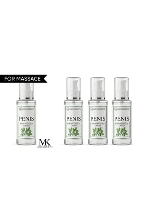 Penis Body Massage Cream 125 ML Masaj ve Vücut Bakım Kremi x4
